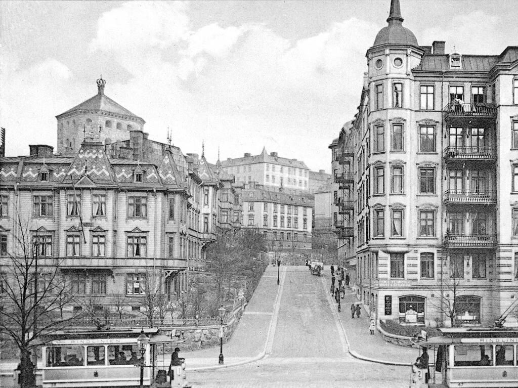 Linnégatan mot Skansen kronan