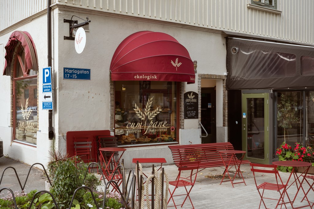 Vid Mariaplan finns ett stort utbud av restauranger och caféer.