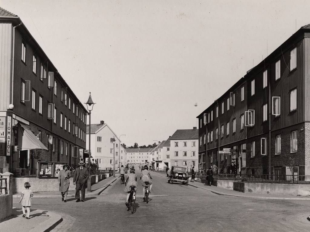 Björksgatan, året är 1935.